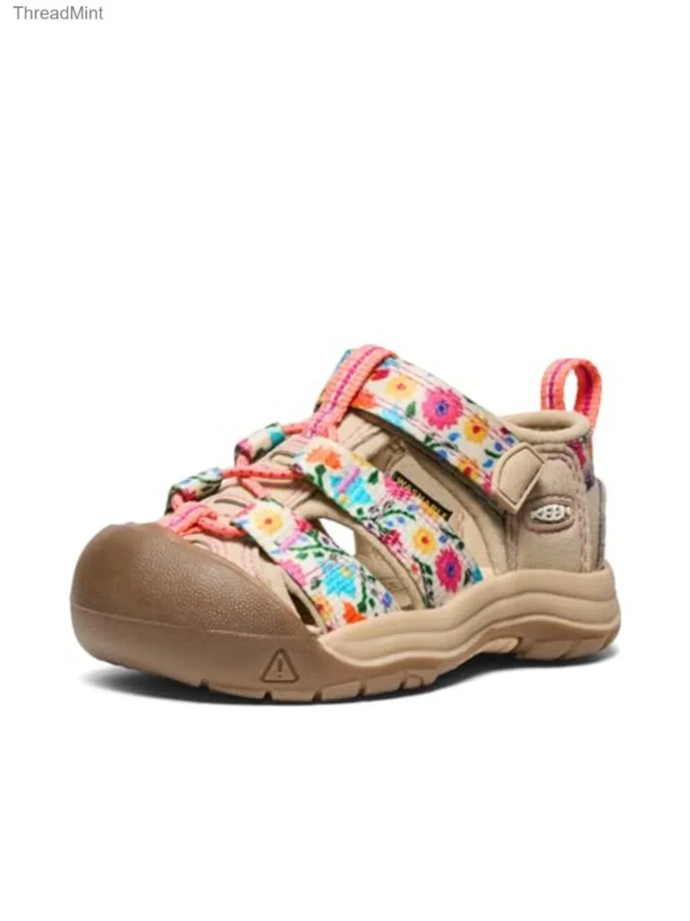 Kids Closed Toe Water Sandals Athletic Outdoor Hook Loop Strap